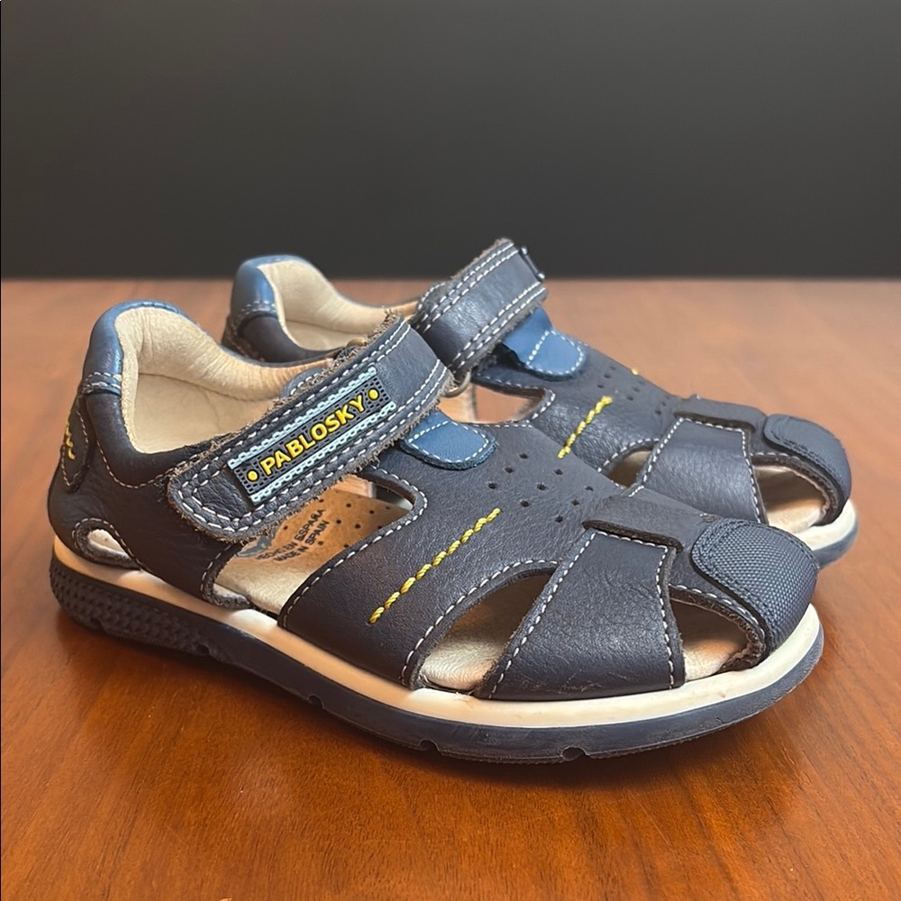Pablosky Jabato Sandal, boys, navy, US size 9.5, EU 26